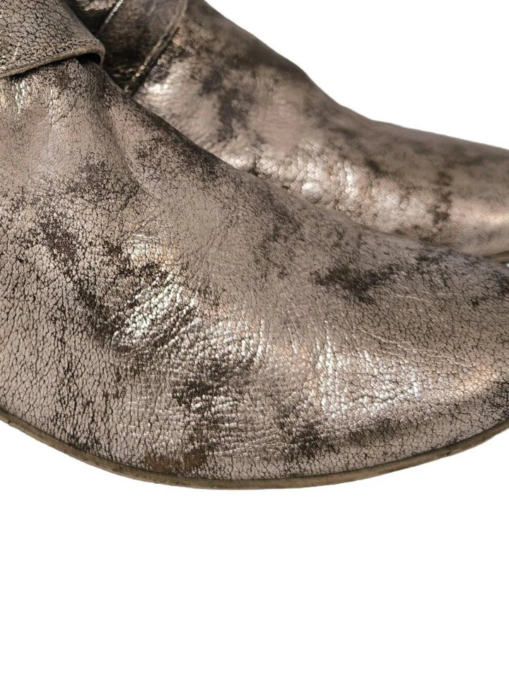 CAFèNOIR Botas con cremallera Mujeres Botines Talla EU 38 color plata - Imagen 3 de 4