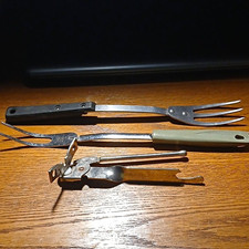 Vintage Ekco Kitchen Utensils Lot, Made In USA, Miracle Can Opener
