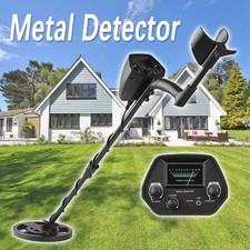 Beginner-Friendly Metal Detector 7.8" Coil 6.5KHz 2 Modes Waterproof Telescopic