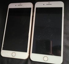 Lot Of 2 Broken Unknown Specs Apple iPhone 7 Plus Phone Lot