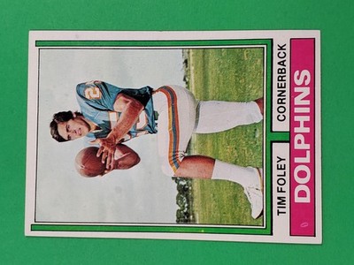 1974 TOPPS FOOTBALL #038 TIM FOLEY HIGH GRADE EXCELLENT EX EX-MT
