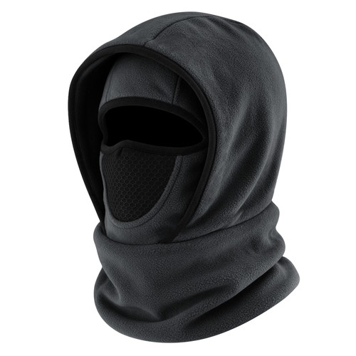 Winter Thermal Fleece Balaclava - 4-in-1 Windproof Face Mask for Men and Women - Afbeelding 10 van 13