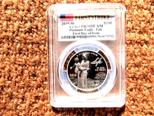2018 W PLATINUM AMERICAN EAGLE- LIFE 1 OZ ($100) PCGS PF 70 DCAM FDI 3399.99 per troy oz