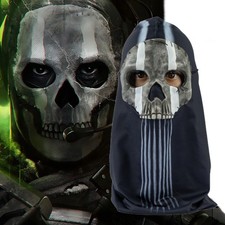 Game Call of Duty Warzone Balaclava Skull Ghost Full Mask Cosplay Prop Halloween