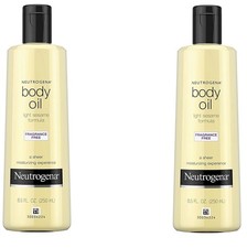 Neutrogena Fragrance Free Sesame Formula Body Oil 8.5 fl oz Dry Skin Moisturizer