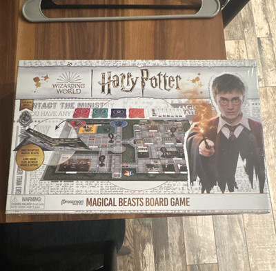 Pressman Harry Potter Magical Beasts Board Game Flip Board, 2-4 Players, 8+
