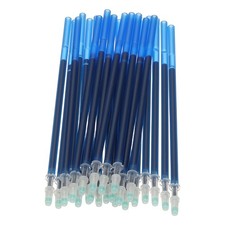 24Pcs Erasable Gel Pens Refills, 0.5mm Heat Erasable Pens Refills, Dark Blue Ink