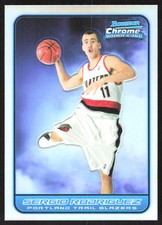 4595F 2006-07 Bowman Chrome #118 Sergio Rodriguez Refractors #/249