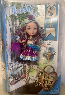 Ever After High MADELINE HATTER (1ST RELEASE) DOLL MATTEL Retired
