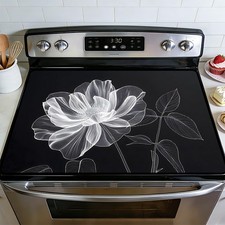 Stove Top Cover for Electric Stove, 28" x 20" Glass Cooktop Protector Mat wit...