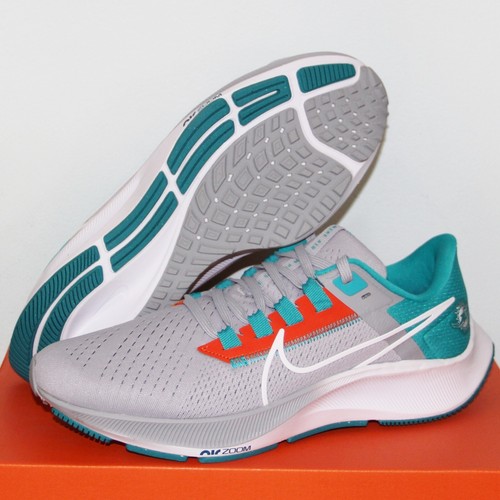 Nike Air Zoom Pegasus 38 Miami Dolphins Football Running Mens 7.5 DJ0823-001