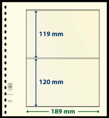 Lindner T - Blanko Blätter 802204P (10er Packung) Neu