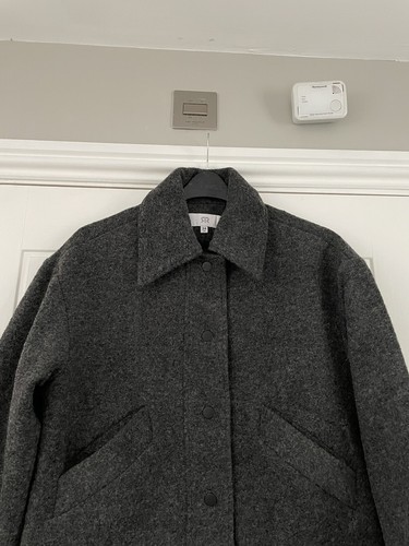 LA REDOUTE SEÑORA ABRIGO MEZCLA LANA GRIS REINO REINO TALLA 6 TOTALMENTE NUEVO - Imagen 2 de 6