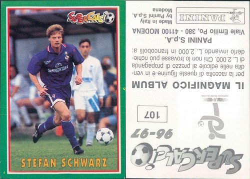 FIGURINA ALBUM CALCIATORI PANINI 1996-97 NAPOLI N.197