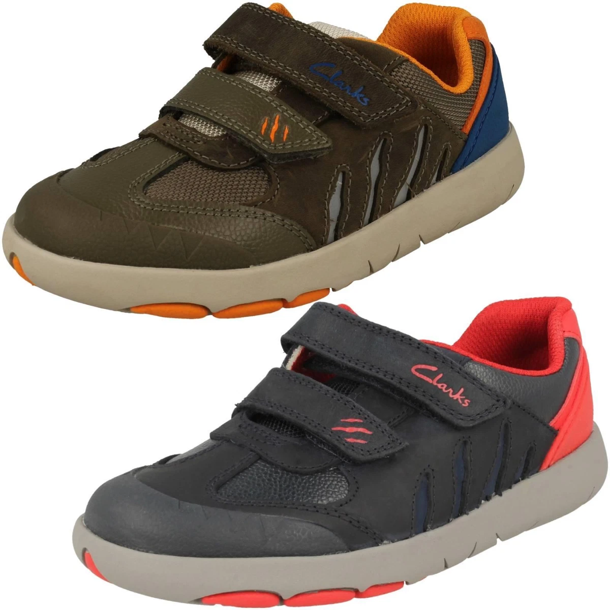 Boys Clarks Dinosaur Claw Detailed Shoes Rex Play K