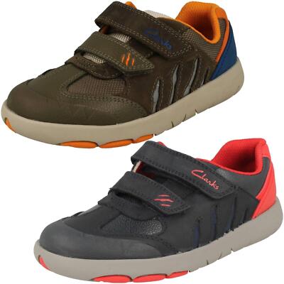Clarks Jungen Rex Play T-Sneaker – Leichte & Flexible Kinderschuhe