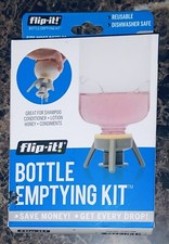 Flip-it Bottle Emptying Kit - Flip Bottles Upside Down To Get Every Drop Out