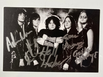 Bullet  - Musik - original Autogramm - Größe 15 x 10 cm