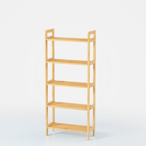 Relaxdays Bücherregal, 360 Grad Drehbar, 4 Ebenen, Bücher, CDs, Deko, HBT: 125,5x39x39 Cm, Wohnzimmer Drehregal, Weiß