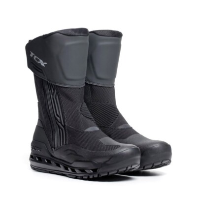 TCX Clima GORETEX Black Motorcycle Boots Touring Adventure
