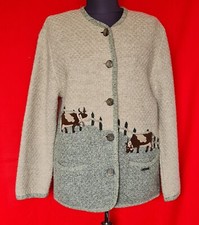 JACKET VINTAGE SCHEIBER TRACHTEN TYROL OKTOBERFEST DIRNDL WOMENS COAT 6 34