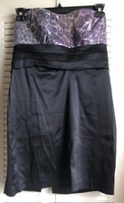 Davids Bridal Size 12 Prom or Formal Strapless Empire Waist Dress F3114153 ~EUC~