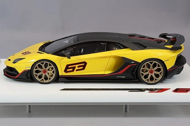 MR 1/43 ランボルギーニ Aventador SVJ #63 イエロー | www
