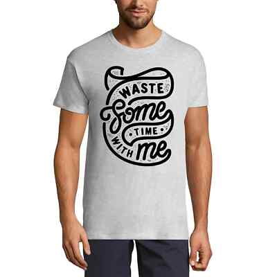 ULTRABASIC Herren T-Shirt Zeit verschwenden mit mir Losing Time With Me T-Shirt