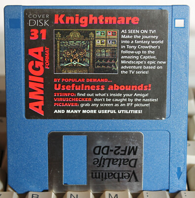 Amiga Format Cover Disk 31 Knightmare (Feb 1992)