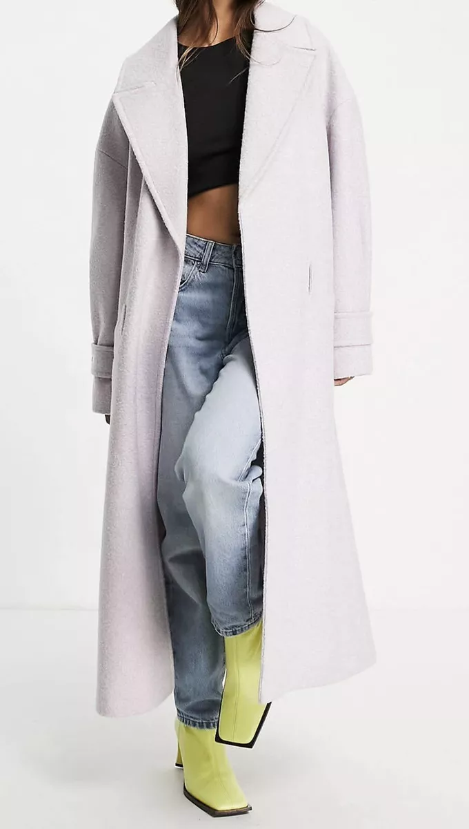 Topshop navy hotsell boucle coat