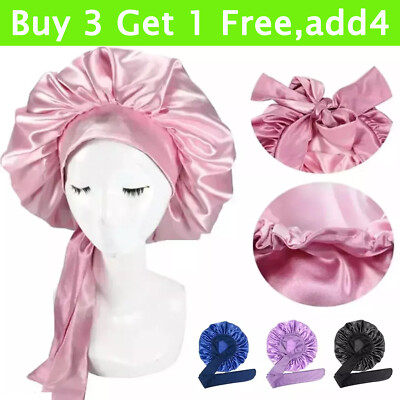 Bonnet How To Wrap My Box Braids At Night Women Satin Bonnet