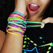 20pcs Random Color Glow In The Dark Bracelet Fashion Jewelry Accessories for