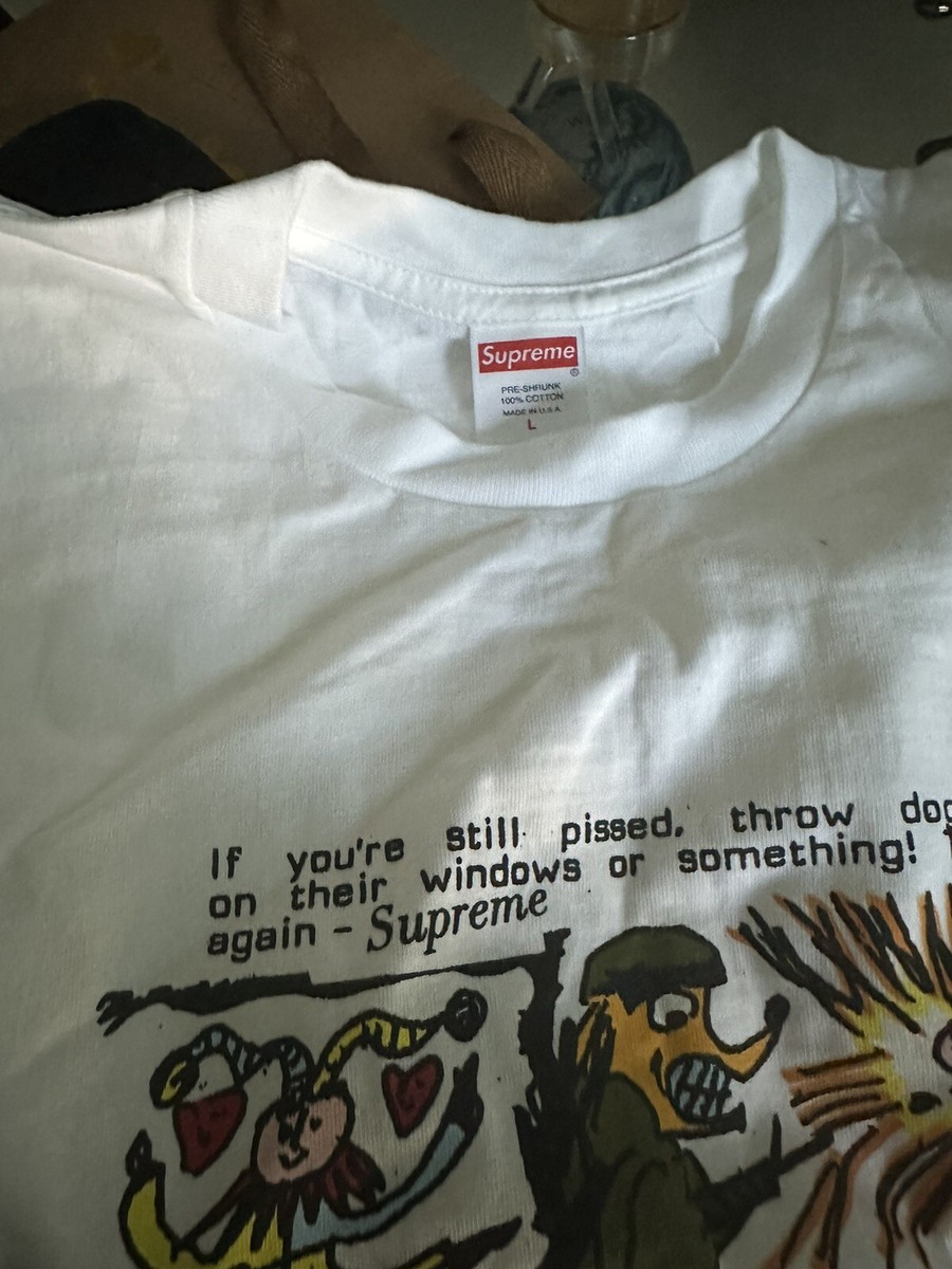 Supreme Dog Sh*t Tee White Large *Brand NEW* | eBay