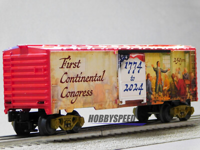 LIONEL FIRST CONTINENTAL CONGRESS 250TH ANNIVERSARY BOXCAR MUSA
