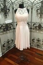 A661 BILL LEVKOFF 1401 SZ 10 PETAL PINK 231 BRIDESMAID PROM FORMAL GOWN DRESS