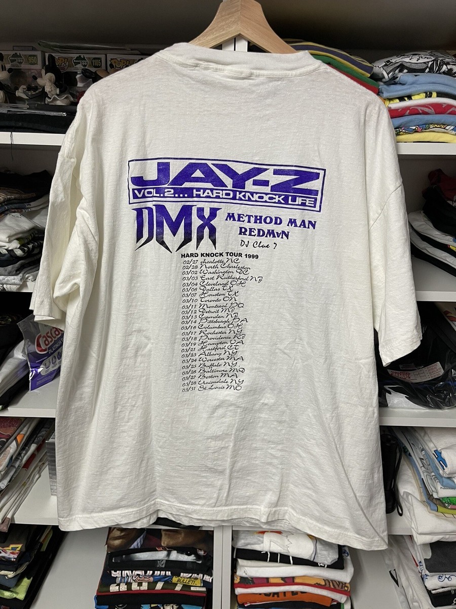 vintage 90s JAY-Z HARD KNOCK LIFE TOUR 1999 HIP HOP DMX METHOD