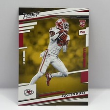 2022 Panini Prestige Football Justyn Ross Base RC #322 Kansas City Chiefs