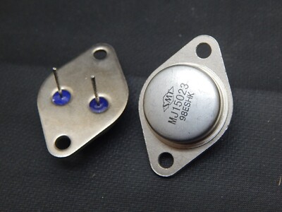 SMT MJ15023 TRANSISTOR BJT PNP 200V 16A TO-3 - LOT OF 2 - USA FAST SHIPPING