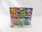 Boxed Brand New Nintendo Amiibo Splatoon Girl Orange / Squid Green / Boy Blue...