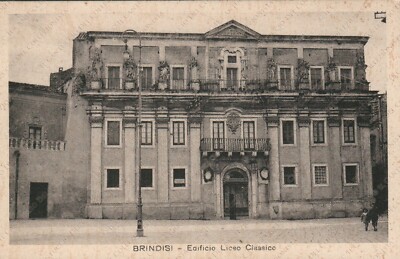 BRINDISI Edificio Liceo Classico Comunale Cartolina