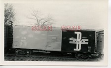 2D735 RP 1957 BOSTON  MAINE RAILROAD FREIGHT BOX CAR 75392