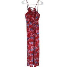 WAYF Floral Print Maxi Dress Summer Boho Romantic Long Sundress Size Small g1