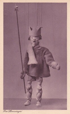 Postkarte Marionettentheater Münchner Künstler ''Der Sternsinger''
