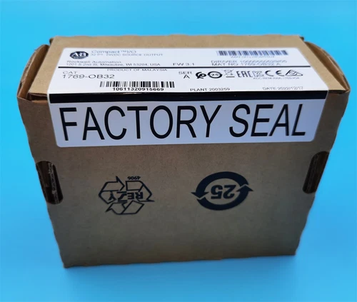 New Sealed AB 1769-OB32 SER A CompactLogix 32 Pt 24VDC D/O Module 1769OB32 - Picture 5 of 9