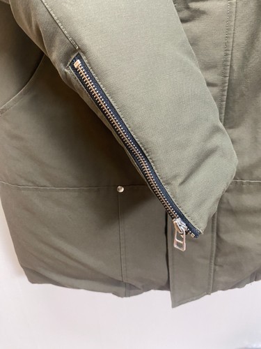 Authentic Mens Moose Knuckles Stirling Hooded Parka Coat Jacket size M Olive - Picture 6 of 19