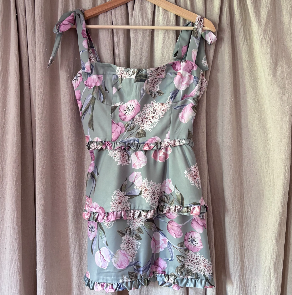 knee length dresses for ladies Lady Corset Dress, in Miss Malibu | Show Me Your Mumu main image 0