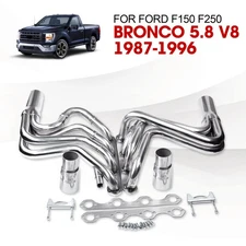 Exhaust Manifold Header for Ford F150 F250 Bronco 5.8 V8 1987-1996 MT001024eh