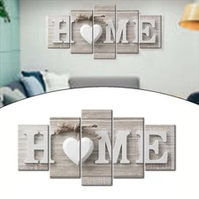 HOME Sign Home Decor Painting Print Set High Quality Moisture Resistant