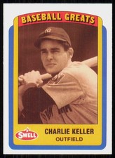1990 Swell Baseball Greats Charlie Keller New York Yankees #22