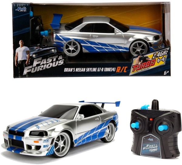 Jada Ferngesteuertes Auto HR RC Fast & Furious Nissan Skyline 1:24 9399371314R01-image